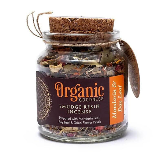 Organic Goodnes Mandarine & Lorbeer Smudge Weihrauchmischung 40g