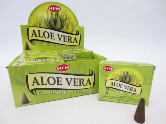 HEM Räucherkegel Aloe Vera